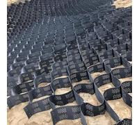 Plastic Ground Grid 2" High Soil Stabilizer for Slope Reinforcement Landscape Gravel Grid Driveway Paver Support Grate (4m x 6m / 13FT x 19.5FT)