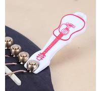 Plastic Guitar Bridge Pin Puller Tool for Acoustic Folk Classical Guitars, Compatible with Standard Bridge Pins, Portable String Peg Remover in White/Green/Black