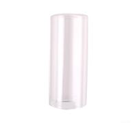 Plastic Guitar Slide Set for Acoustic and Electric Guitars, Clear Transparent Finger Slider for Beginners and for pros, Assorted Lengths for Blues(51mm)