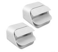 Plastic Gutter Elbow Fitting for 3x4 Type A Gutters and 2x3 Downspouts Supporting Consistent Water Flow During Heavy Rain (2pcs)