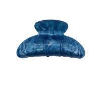 Plastic Hair Clip Women’s Candy Color Geometric Shape Hair Clip Large Size Hair Claw for Back Head Durable Plastic Hairpin Versatile Hair Accessory Royal Blue