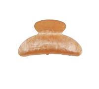 Plastic Hair Clip Women’s Candy Color Geometric Shape Hair Clip Large Size Hair Claw for Back Head Durable Plastic Hairpin Versatile Hair Accessory Light Coffee