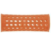 PLASTIC HAIR ROLLERS ORANGE Pk10 x 23mm + FREE PINS