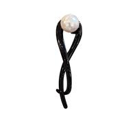 Plastic Hair Stick Accessories Curly Women's Non-slip Twist Faux Pearl Set Vintage French Ponytail Buckle F