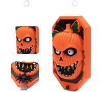 Plastic Halloween Doorbell with Scary Sounds and Lights(Pumpkin Doorbell)