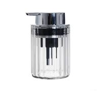 Plastic Hand Soap Dispenser 250ml Transparent Grey(Transparent)