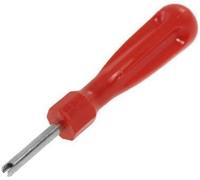 Plastic Handle Car Bike Valve Core Removal Tools Single Head Valve Core Screwdriver Tyre Valve Stem Core Tyre Repair Valve Stem Core Remover Tool Tyre Valve Core Remover Key