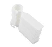 Plastic Hanging Plant Labels Durable Reusable Seedling Tags for Garden Nursery Marking 100 PCS White Green Yellow 11x2.4cm (White)