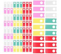 Plastic Hanging Plant Labels Hole Design 500pcs for Gardeners | Writeable Surface, Fade Resistant Finish, Easy Identification for Flowers, Potted Herbs, Research Tracking