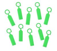 Plastic Hanging Plant Labels, Waterproof Reusable Tree Nursery Tags, Lightweight Writable Plant Markers for Garden Farm Orchard Potted Plants(Green)