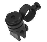 Plastic Hard Hat Light Clip Bracket for Safety Helmet, Black