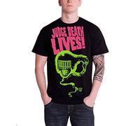 Plastic Head 2000AD Judge Death Lives ! Men's T-Shirt Black Large