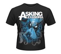 Plastic Head Asking Alexandria Hourglass Men's T-Shirt Black Medium