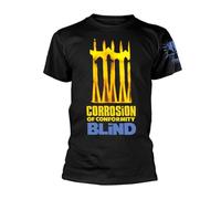 Plastic Head T-Shirt Corrosion of Conformity 'Blind' - Black - UK Alpha L Regular