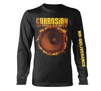 Plastic Head Corrosion of Conformity 'Deliverance' Black Long Sleeve Shirt (UK, Alpha, L, Regular, Regular, Black)
