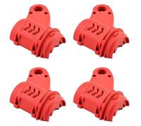 Plastic Head Cover for Grass Trimmers Easy to Replace and Operate, Adjustable Design for All Skill Levels (4pcs red)
