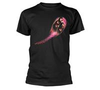 Plastic Head Deep Purple Fireball Band Logo T Shirt, Black, M