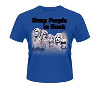 Plastic Head Deep Purple in Rock Men's T-Shirt Blue XX-Large