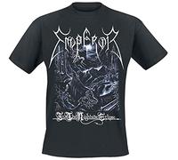EMPEROR - IN THE NIGHTSIDE ECLIPSE BLACK T-Shirt, Front & Back Print X-Large