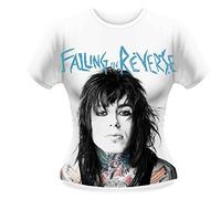 Plastic Head Falling in Reverse Ronnie Tattoos GTS Women's T-Shirt White Medium