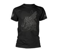 Plastic Head Heilung Sankt Michael Black T-Shirt (UK, Alpha, XL, Regular, Regular, Black)