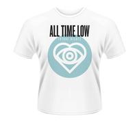 Plastic Head Men's All Time Low Future Hearts Banded Collar Short Sleeve T-Shirt