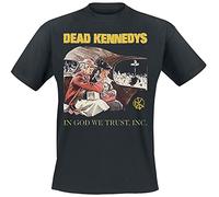Plastic Head Men's Dead Kennedys in God We Trust T-Shirt, Black, Small