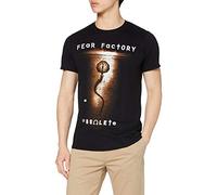 Plastic Head Men's Fear Factory Obsolete TSFB Banded Collar Short Sleeve T-Shirt, Black, Medium