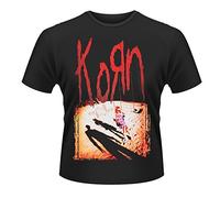Plastic Head Men's Korn T-Shirt, Black, Medium