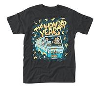 Plastic Head Men's Wonder Years, The Wndr Van T-Shirt, Black, Large