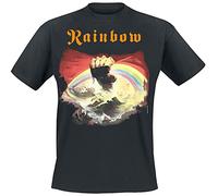 Plastic Head Rainbow Rising Mens T-Shirt Black X-Large