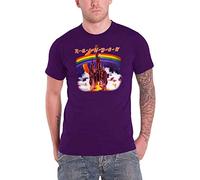 Plastic Head Rainbow Silver Mountain Men's T-Shirt Purple Small