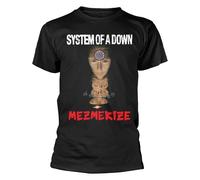Plastic Head System of A Down Mezmerize T Shirt L Black