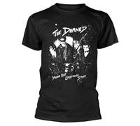 Plastic Head The Damned 'Young, Hot, Loud and Stiff' Black T-Shirt (UK, Alpha, L, Regular, Regular, Black)