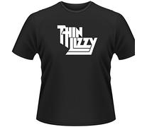 Plastic Head Thin Lizzy Classic Logo Men's T-Shirt Black X-Large