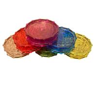 Plastic Herb Grinder 2 Part Magnetic Shark Teeth Assorted Colours, 70mm 2 Piece Herb Grinders, Portable and Pocket Size, Smell Proof Airtight Stash Compartment (Green)