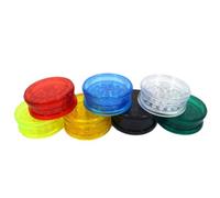 Plastic Herb Grinder 3 Part Magnetic Shark Teeth Assorted Colours