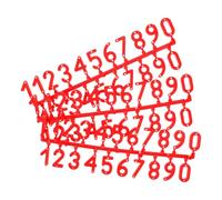 Plastic Hive Number Signs 3 Sets Red Legible Numbering