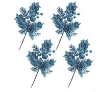Plastic Hollow Fruit Spike Cuttings 23cm Festive(Blue)
