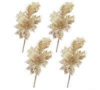 Plastic Hollow Fruit Spike Cuttings 23cm Festive(Gold)