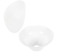 Plastic Horseshoe Decorative 2pcs White Lamp Shade Replacement | Lightweight Umbrella Shape, Dust Blocking Finish, Suitable for Desk, Hanging, Camping and DIY Use