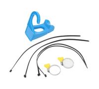 Plastic Hose Holder, Non-Slip Pipe Holder Prevents Sagging, Kinking for Intex Above Ground Pools, UV Resistant Stand for 0.95-1.5 Inch Diameter Hoses, Blue (Blue)