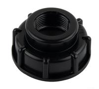 Plastic IBC Container Cap with S60x6 Thread Design Accepts 1/2 Inch 3/4 Inch and 1 Inch Female Fittings for DN40 DN50 Valve and Pipe Integration (1)