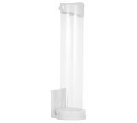 Plastic Ice Cream Cone Holder for Machines, Desktop Stand | Automatic Cup Dropping Feature, Stable Base, Suitable for 40-76mm Cone Diameter, White Finish