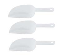 Plastic Ice Scoop,1/3PCS Ice Cream Scoops,Kitchen Ice Scooper for Ice Maker,Small Food Scoops,Clear Measuring Scoops,Ice Tray Shovel(3pcs)