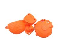 Plastic Ignition Protector Clutch Guard Cover Fits DT230 MT250 GPX TSE250R KEWS K18 Kayo HJ250 KT250 2T Water Pump Compatible With Various Dirt Bikes(Orange Set)