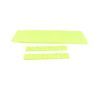 Plastic Inclined Plane for Education Experiments | 3 Height Settings with Clear Scale | Sturdy Double Stand Design for School Science/Physics Classes | 2 Sets Included