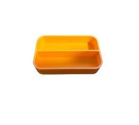 Plastic Insert Tray for Altoids-Style Tin Organizer Insert-Pill Organizer with Multi-Compartment Layout-Mint Tin Divider for Travel-Storage & EDC (Black, Horizontal Slots)