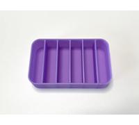 Plastic Insert Tray for Altoids-Style Tin Organizer Insert-Pill Organizer with Multi-Compartment Layout-Mint Tin Divider for Travel-Storage & EDC (White, Vertical 6 Compartments)