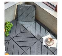 Plastic Interlocking Deck Tiles Set of 36pcs, 12x12in Composite Decking Resist Rust, Water, Weather, Patio Floor Decking Tiles,Coffee Color,45PCS